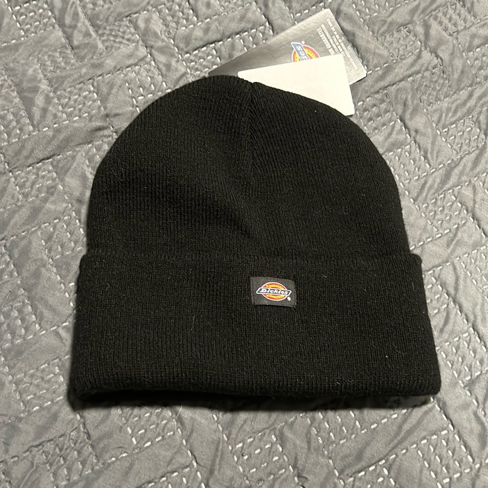 NWT Black Dickies Unisex Beanie Hat